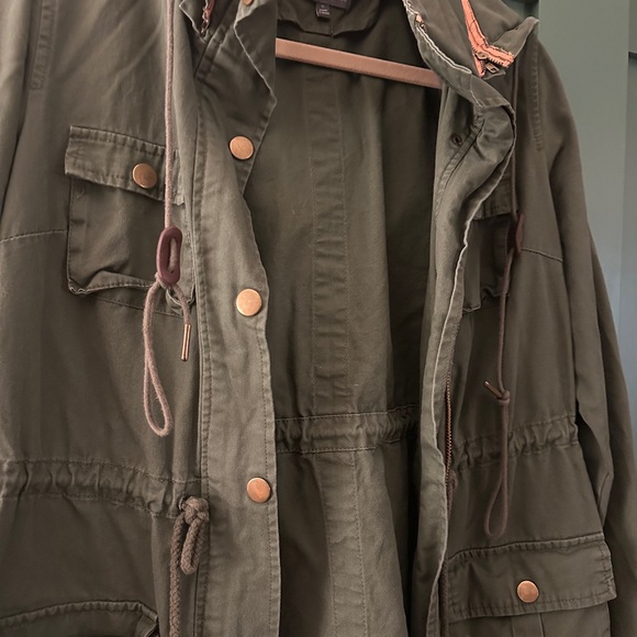Market & Spruce green utility jacket - Picture 3 of 4